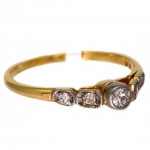 18ct GOLD 5 Diamond Ring. Click for more information...