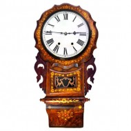 Newhaven Striking Wall Clock Walnut Inlaid. Click for more information...