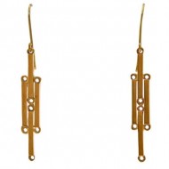 9ct Gold Arts and Crafts Movement Earrings. Click for more information...