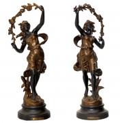 Pair of Par Guillemin Spelters. Click for more information...