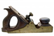 Vintage Burley Brass & Wood Smoothing Plane. Click for more information...