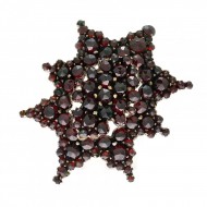 Garnet and Silver Brooch. Click for more information...