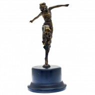 Art Deco Bronze Lady. Click for more information...