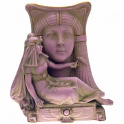 Egyptian Revival. Pink Bisque. Vase. Click for more information...