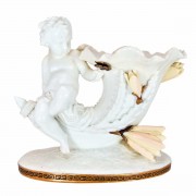 Moores Brothers Vase Cupid with a butterfly. Click for more information...