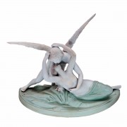 Parian Figurine  Title The Kiss. Click for more information...