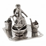 Dutch Silver. Miniature Scene. Kitchenmaid. Click for more information...