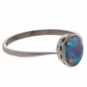 1920s Platinum and Opal Ring. Click for more information...