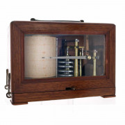 Antique. Aneroid Barograph Made in Paris BREVETE SGD. Click for more information...