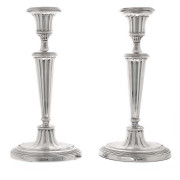 Pair of. Sterling Silver. Candle Sticks. By Baker Brothers. Click for more information...