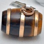 9ct Charm Tiger Eye. Click for more information...