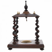 Ivory and English Oak Pocket Watch Stand. Click for more information...
