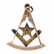 9ct Gold. Masonic. Fob.. Click for more information...
