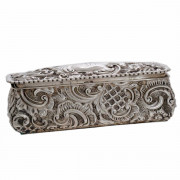 Sterling Silver Fancy Trinket Box. Click for more information...