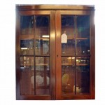 Victorian Mahogany Free Hanging Display Cabinet.. Click for more information...