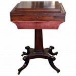 William IV Rosewood Sewing Table.. Click for more information...