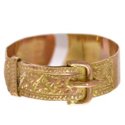 15ct Gold Victorian Buckle Ring. Click for more information...