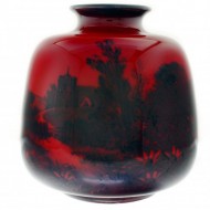 Royal Doulton Flambe Vase.. Click for more information...