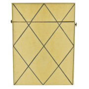 19th Century. Victorian Ivory Veneer. Interspread with. fine metal strips.. Click for more information...