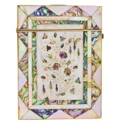Rare. Mother of Pearl. Calling Card Case. Shidayama Decoration.. Click for more information...