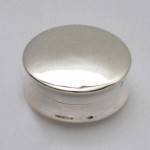 Sterling Silver Pill Box. Click for more information...