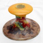 Clarice Cliff Hand Painted Bizarre Candlestick. Click for more information...