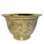 Chinese Heavy Brass Jardiniere. Click for more information...