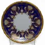 Royal Crown Derby Richly Gilded Cabinet Plate.. Click for more information...