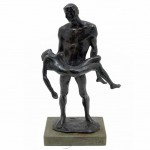 Bronze Study of Lifesaver. Casting by Vivien Rhysphrice.. Click for more information...