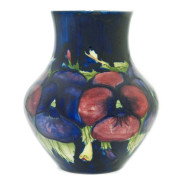 William Moorcroft Pansies Pattern Vase. Click for more information...