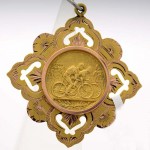 9ct Gold Cycling Fob. Click for more information...