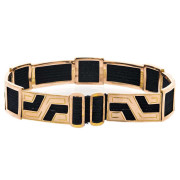 9ct Art Deco Elasticised Bracelet. Click for more information...