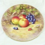 Royal Worcester Hand painted Plate. Click for more information...
