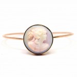 9ct Rose Gold Cameo Bangle. Click for more information...