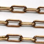 9ct Gold Paper Clip Chain. Click for more information...