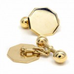 9ct Gold Cufflinks by Apex. Click for more information...