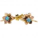 9ct Gold Opal Earrings Screw On. Click for more information...